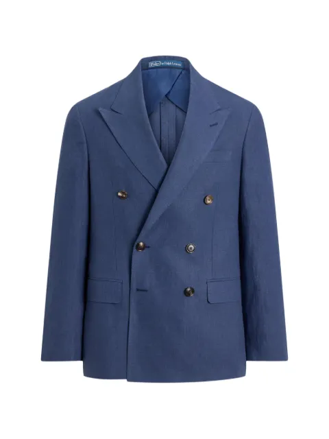 Polo Ralph Lauren double-breasted linen jacket Blue 715B19179001