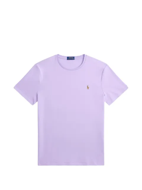 Polo Ralph Lauren logo-embroidered T-shirt Purple 710740727507
