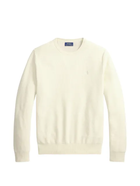 Polo Ralph Lauren Pony mesh-knit sweater Neutrals 710918163527