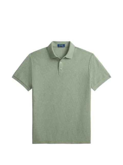 Polo Ralph Lauren honeycomb-mesh slim fit polo Green 710B13479007