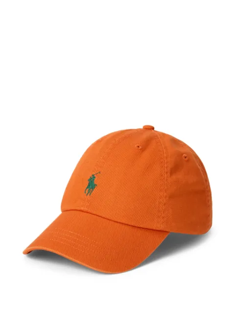 Polo Ralph Lauren Pony-embroidered baseball cap Orange 710667709518