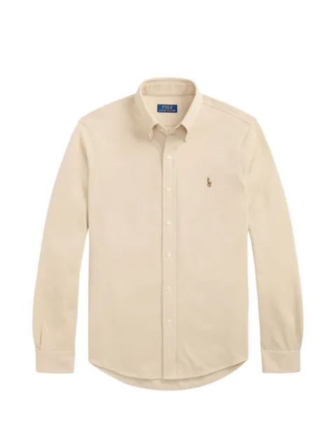 Polo Ralph Lauren button-down embroidered shirt Neutrals 710P03967502