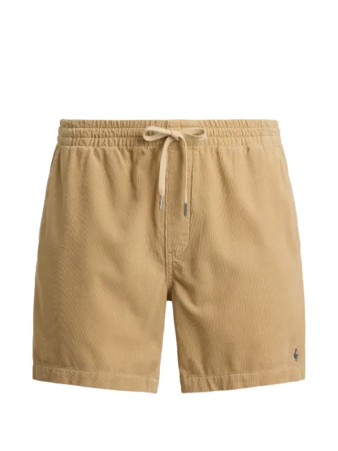 Polo Ralph Lauren corduroy logo-embroidered short Neutrals 710B19632003