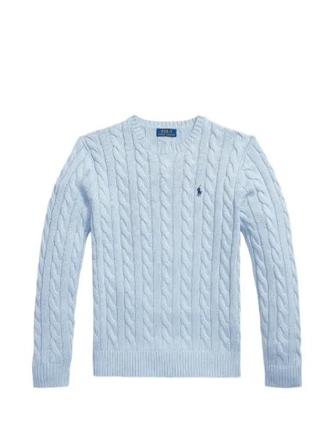 Polo Ralph Lauren cable-knit cotton sweater Blue 710775885545