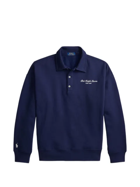 Polo Ralph Lauren logo-embroidered polo-collar polo shirt Blue 710B26092001