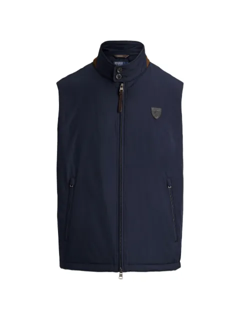 Polo Ralph Lauren shield-patch gilet Blue 710967735500