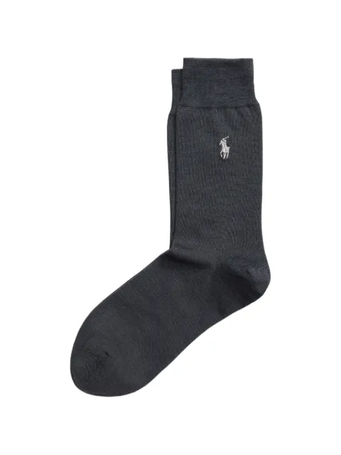 Polo Ralph Lauren embroidered-logo socks Grey 449824810007
