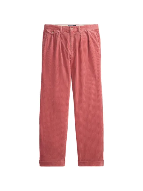 Polo Ralph Lauren Whitman pleated corduroy trousers Pink 710882543504