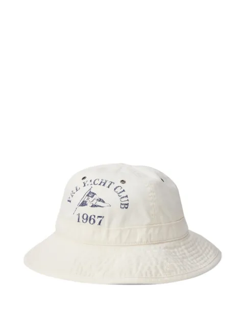 Polo Ralph Lauren Mariner logo-print bucket hat White 710B19266001