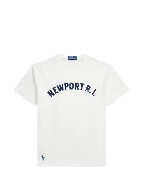 Polo Ralph Lauren graphic-appliqué T-shirt White 710B20013001