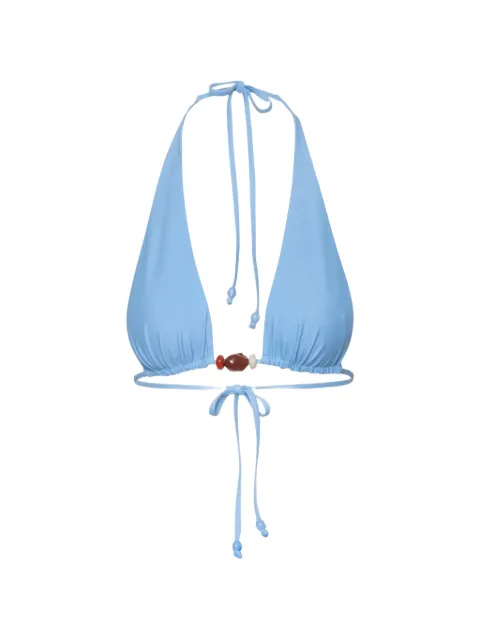 Baobab Jelena resin-stones triangle-shape bikini top Blue 6170494
