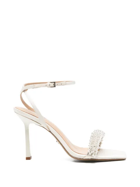 Lola Cruz Martina embellished-strap sandals White 063Z00BK