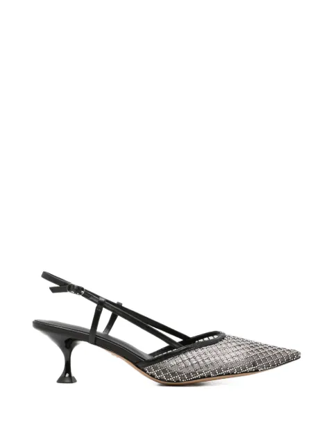 Lola Cruz Ruby slingback pumps Black 188Z02BK