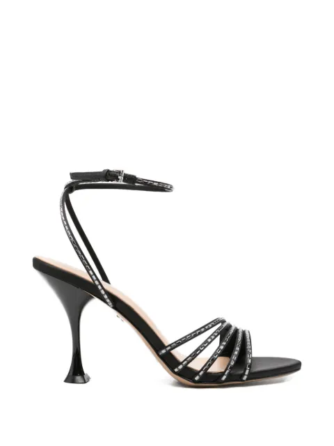 Lola Cruz Emma embellished strap sandals Black 089Z75BK