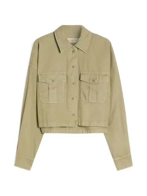 Weekend Max Mara pocket cotton shirt Green 2615111092600