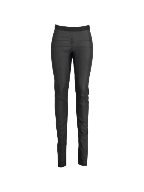 Rick Owens Vintage Plinth Runway leather leggings Black RM30062516