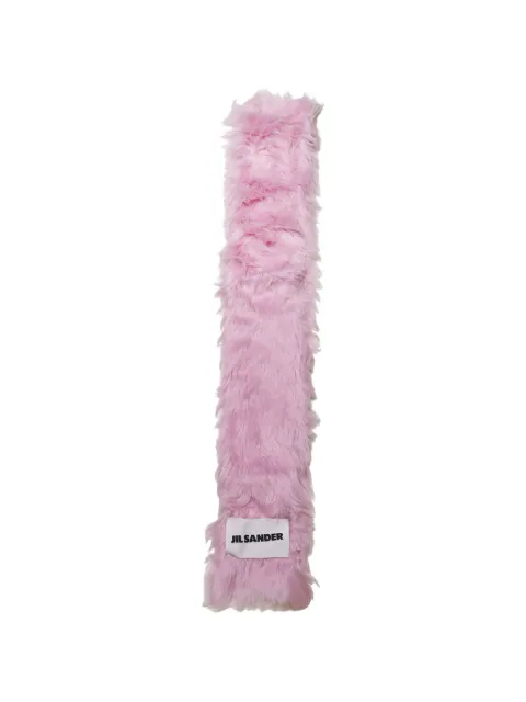 Jil Sander faux fur scarf Pink J02TE0112J40097