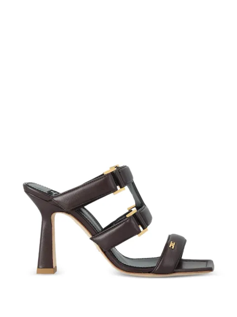 Elisabetta Franchi leather sandals Brown SA44L62E2