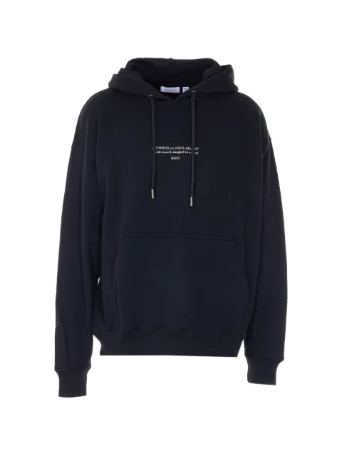 Off-White Statement Skate printed hoodie Blue OMBB085S26FLE009
