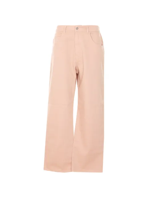 TRUE AVENUE Marta logo-patch jeans Pink MARTAPINK