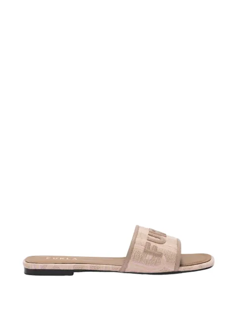 Furla logo sandals Pink YL55BREBX45564401