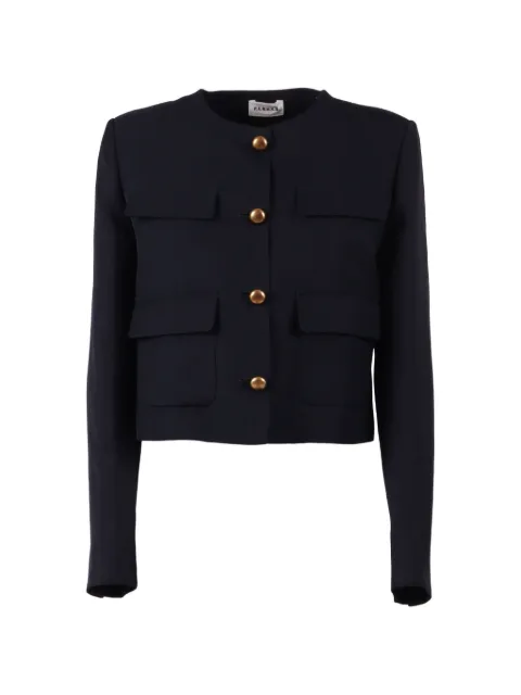 P.A.R.O.S.H. button-embellishment jacket Black RAISA26D420433G