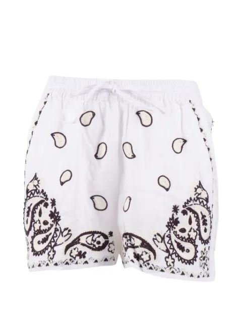 P.A.R.O.S.H. embroidered shorts White BEACH26D210607R