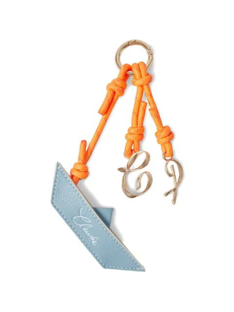 Claudie Pierlot CP letter keyring Blue CFAGA00069