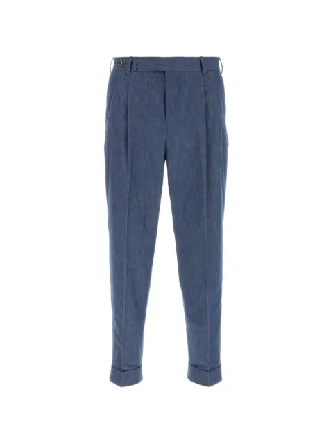PT Torino cuffed trousers Blue COZSCLZB0CL1BB70