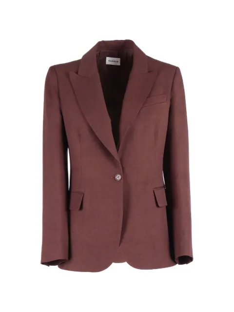 P.A.R.O.S.H. single-breasted blazer Brown RAISA26D420267