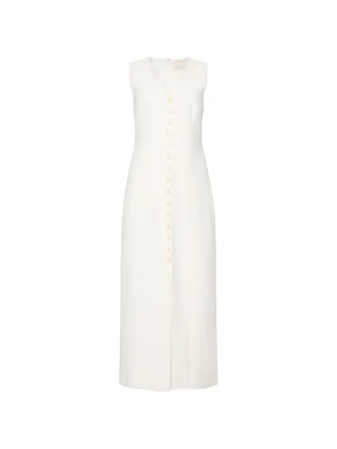 Cinq A Sept Kallen buttoned dress White ZD33493626ZIVO