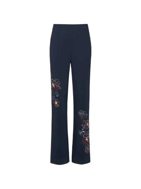 Cinq A Sept Kingsley blooming linework trousers Blue ZP858D1319ZNMU