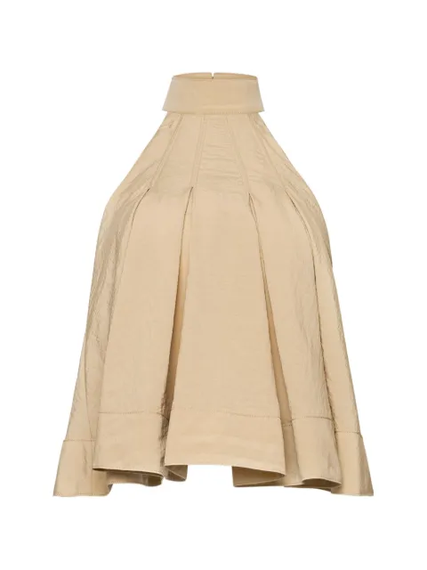 Cinq A Sept Jagger halterneck top Neutrals ZW21995130ZKHA