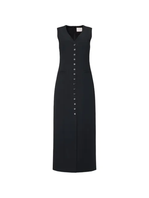 Cinq A Sept Kallen buttoned dress Blue ZD33493626ZNVY