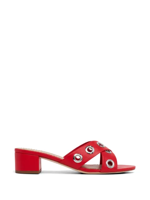 Cinq A Sept Maya criss-cross heeled sandals Red SS123L12115ZBISO
