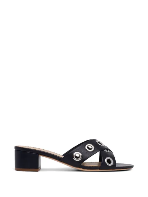 Cinq A Sept Maya criss-cross heeled sandals Blue SS123L12115ZNVY