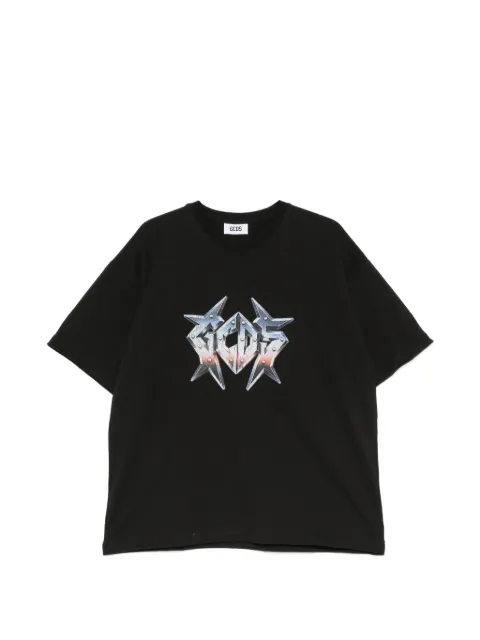GCDS Bulletproof logo-print T-shirt Black C1MWQC061J079