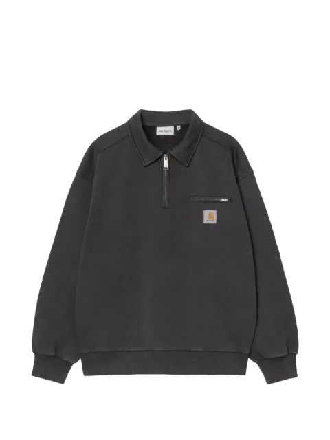 Carhartt WIP half zip detroit sweatshirt Grey I036350