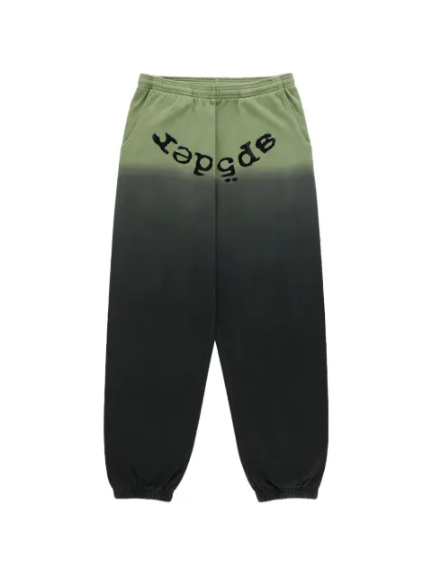 SP5DER ombre-effect track pants Black SP5DER356
