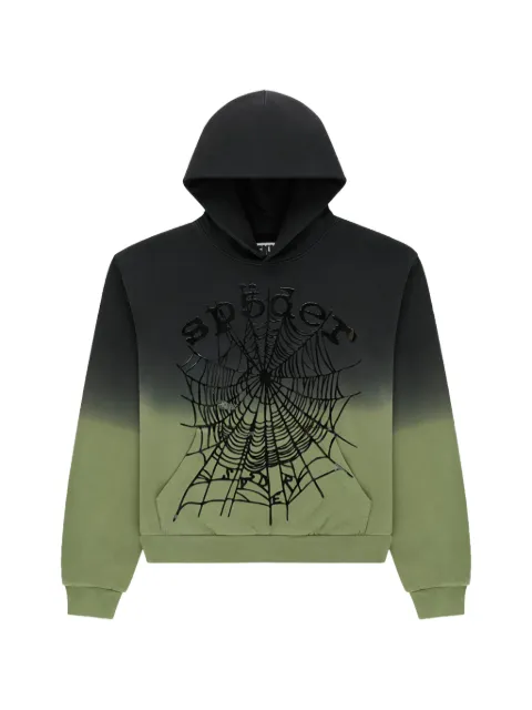 SP5DER ombre web hoodie Black SP5DER355
