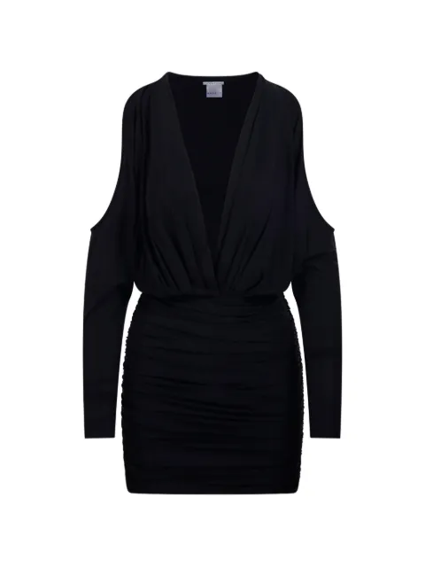 Amazuìn cold-shoulder dress Black 12OLIUDB