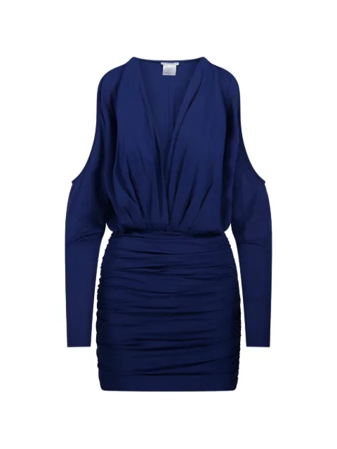 Amazuìn cold-shoulder dress Blue 12OLIUSA