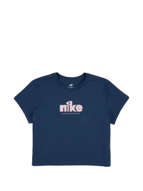 Nike logo-print T-shirt Blue IH7448