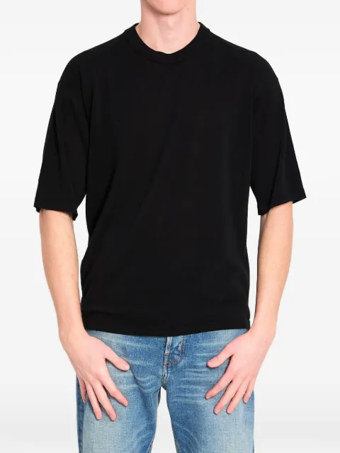 Roberto Collina ribbed crewneck T-shirt Black 261MYA11021
