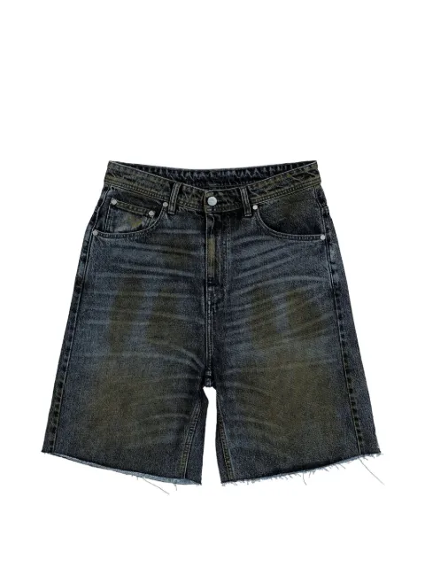 44 LABEL GROUP frayed-hem wide-leg shorts Black B0030659FA685