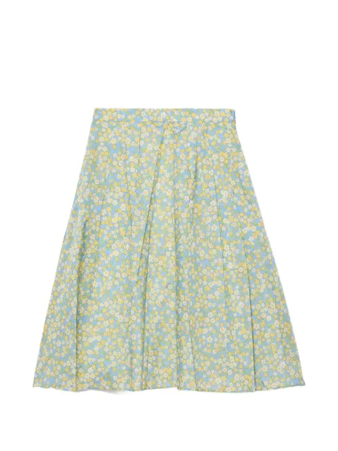 Prada full floral-print Re-Nylon skirt Blue 21H036SOOO19DI
