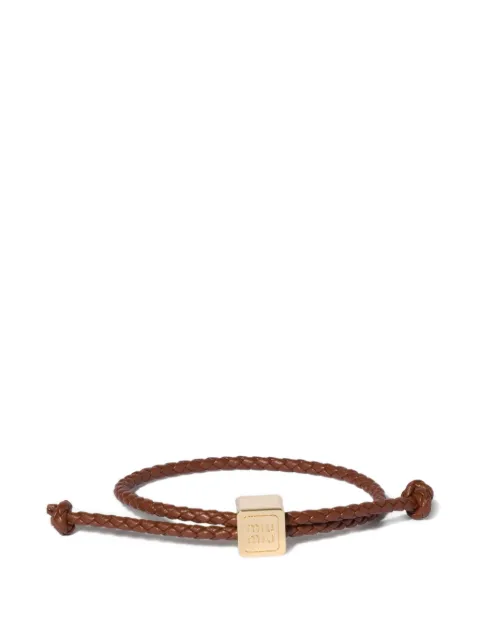 Miu Miu leather bracelet Gold 5IB7722IGY