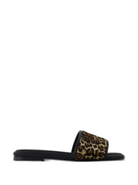 ANINE BING leopard open toe sandals Neutrals A1412029LPR1