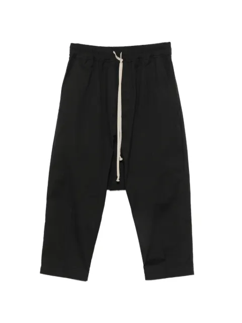 Rick Owens drawstring cropped trousers Black RU02F4381TE