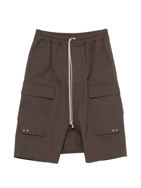 Rick Owens Cargo Pods shorts Brown RU02F4389TE